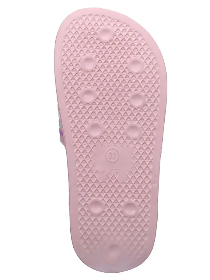 Pantoletten in Rosa