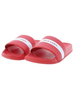 Pantoletten in Rot