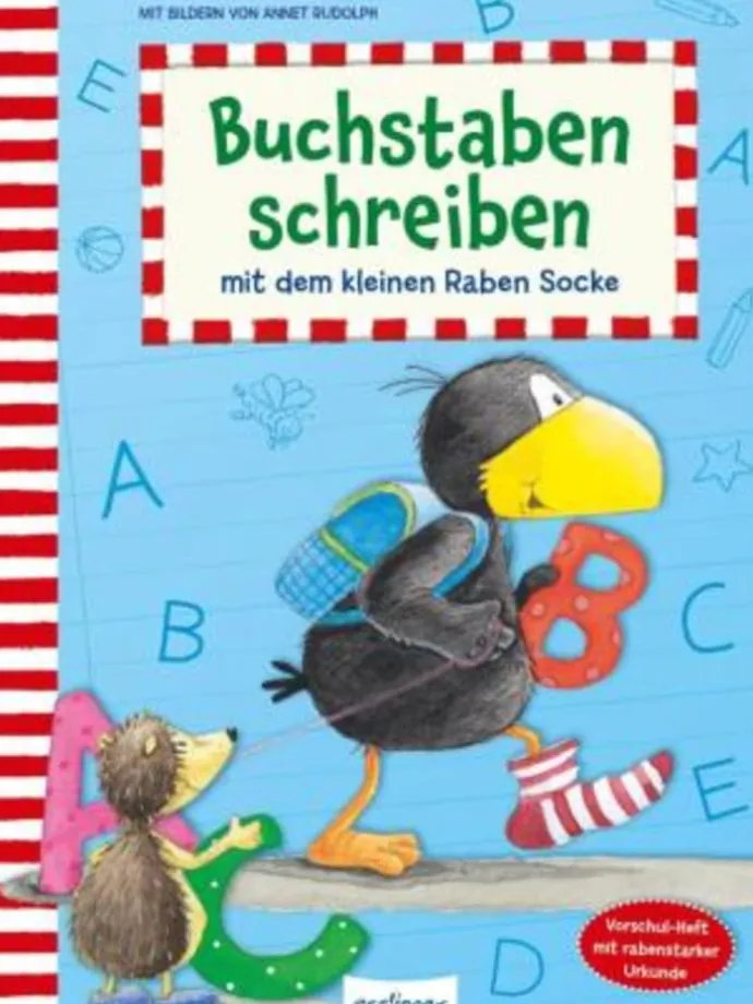 Papeterie/PBS - Der kleine Rabe Socke: Buchstaben schreiben mit dem kleinen Rab