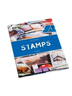 Papeterie/PBS - Einsteckbuch STAMPS A 5 W 16, blau