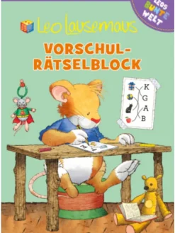 Papeterie/PBS - Leo Lausemaus Vorschul-Rätselblock