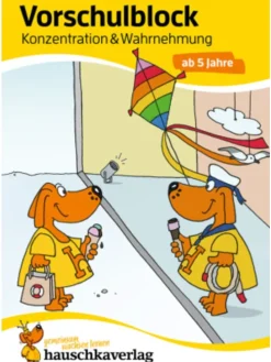 Papeterie/PBS - Vorschulblock ab 5 Jahre für Junge und Mädchen - Konz