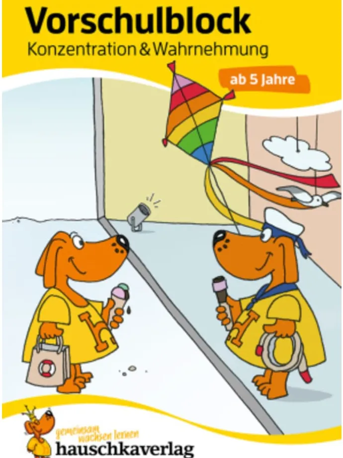 Papeterie/PBS - Vorschulblock ab 5 Jahre für Junge und Mädchen - Konz