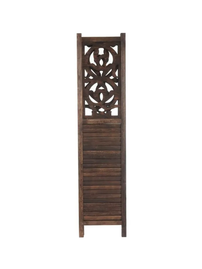 Paravant Izmir mit Ornamente, 170x241x2cm, braun