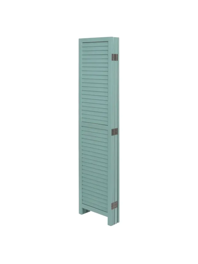 Paravent C30 im Shabby-Look, Grün