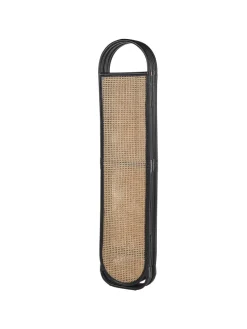 Paravent CORTONA in /Braun/Schwarz - (W) 118 x (H) 180 x (L) 3 cm