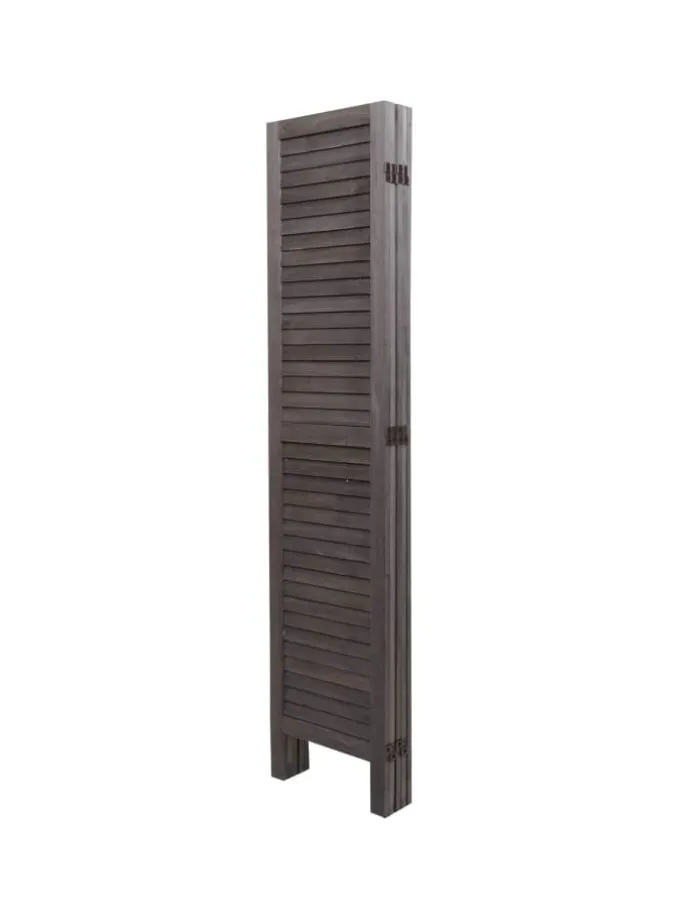 Paravent G30 im Shabby-Look, Grau-braun