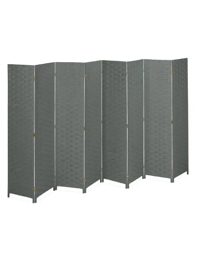 Paravent in Grau - (B)320 x (H)170cm