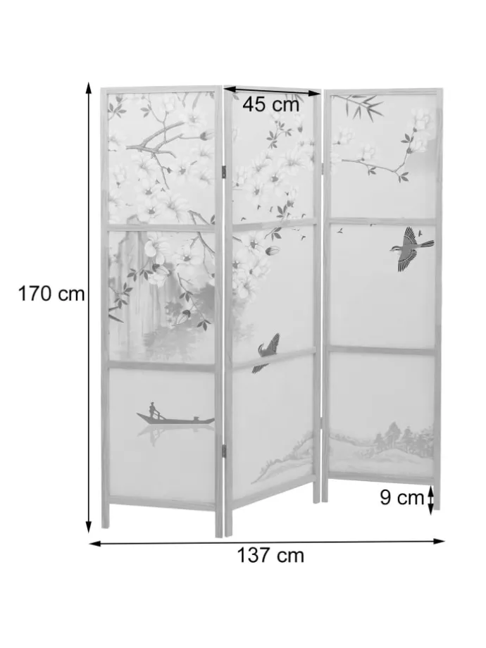 Paravent O70 Naturmotive 170x137cm, Berge