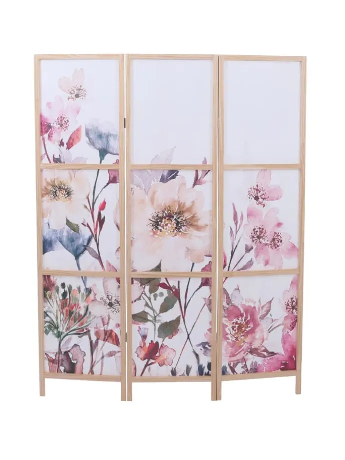Paravent O70 Naturmotive 170x137cm, Blumen