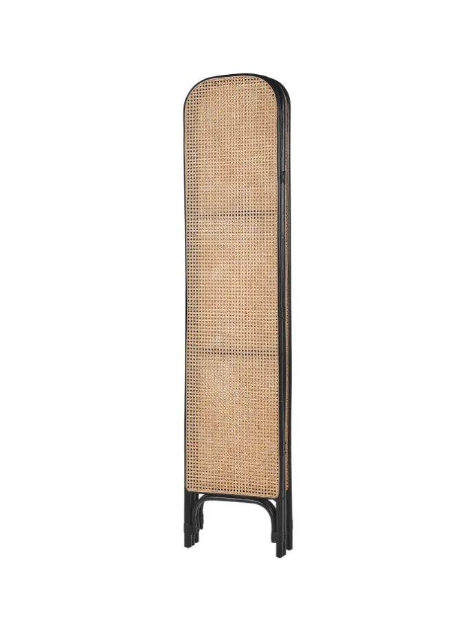 Paravent POTENZA in /Braun/Schwarz - (W) 105 x (H) 180 x (L) 3 cm