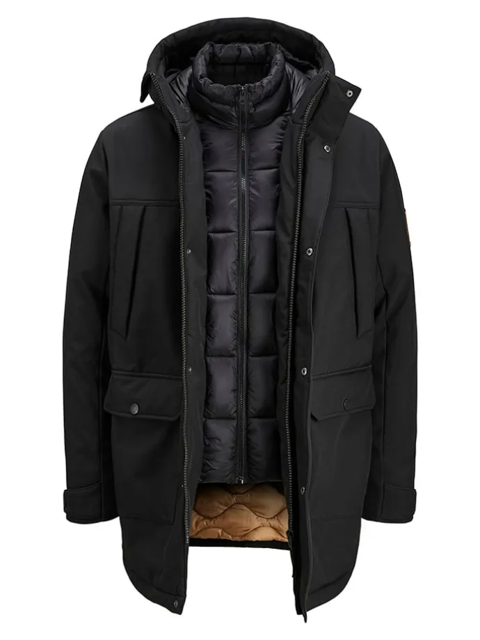 Parka "Finn" in Schwarz