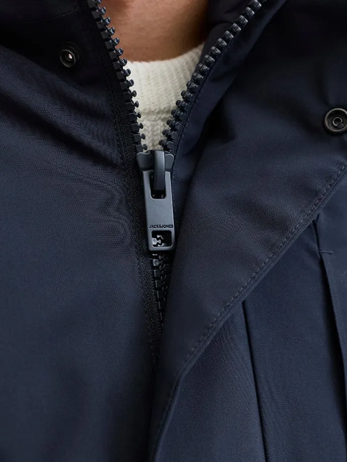 Parka in Dunkelblau