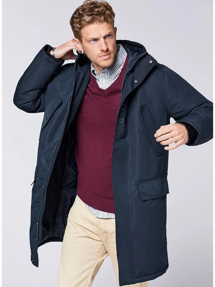 Parka in Dunkelblau