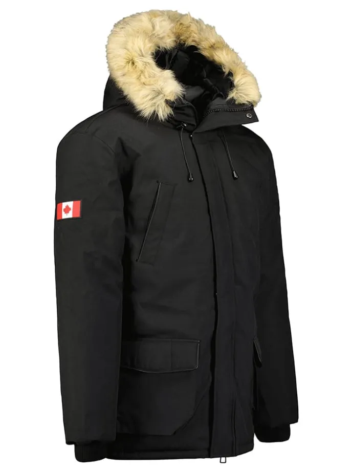 Parka in Schwarz