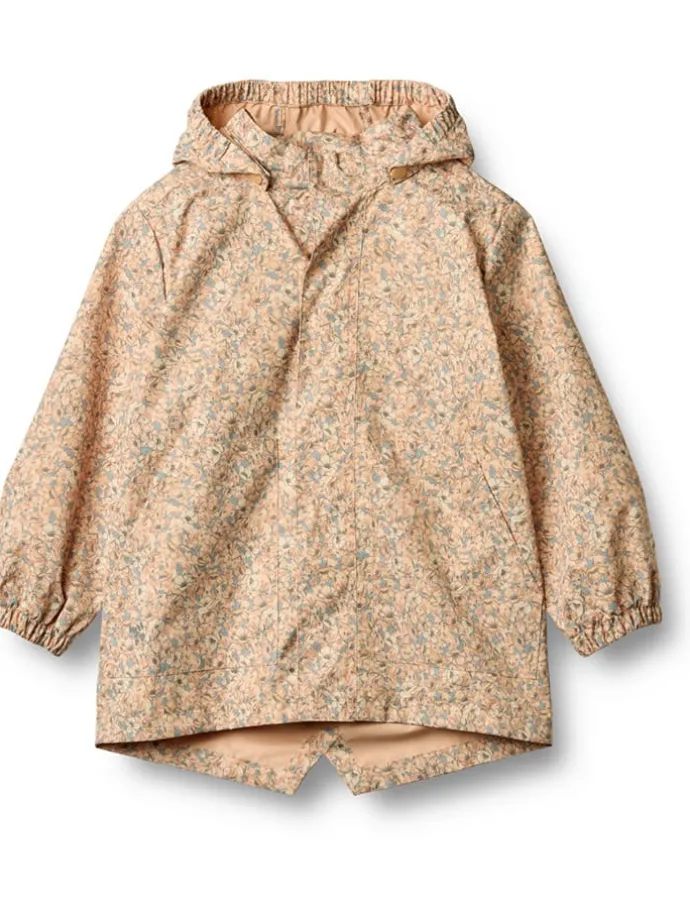 Parka "Jensi" in Orange/ Beige