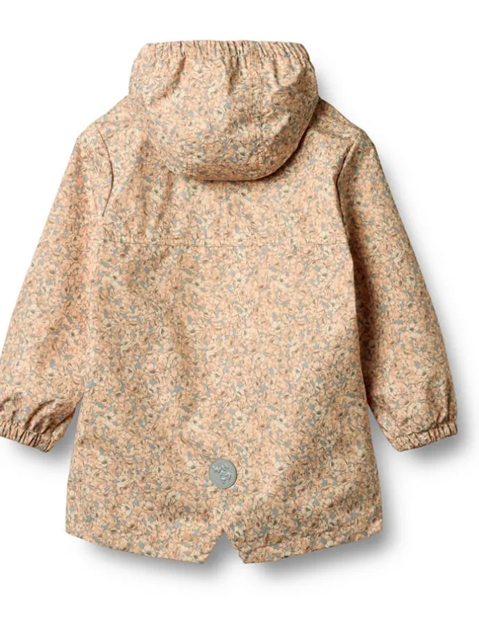 Parka "Jensi" in Orange/ Beige