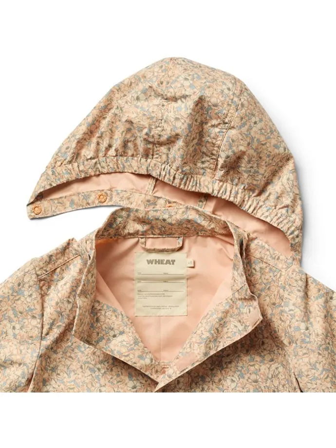 Parka "Jensi" in Orange/ Beige