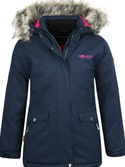 Parka "Oslo XT" in Dunkelblau/ Pink