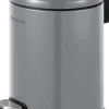 Pedal-Abfallsammler "Milano" in Grau - 3 l