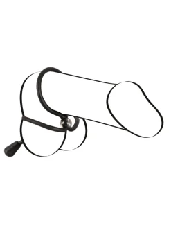 Penis- und Hodenring Bad Kitty Cock & Ball Loop in schwarz