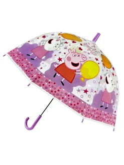 Peppa Pig Bunter Kinder-Regenschirm Ideal für kleine in Rosa