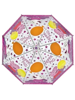 Peppa Pig Bunter Kinder-Regenschirm Ideal für kleine in Rosa