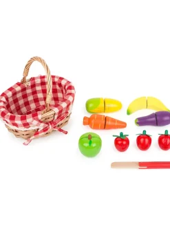 Picknickkorb mit Schneide-Obst - ab 3 Jahren