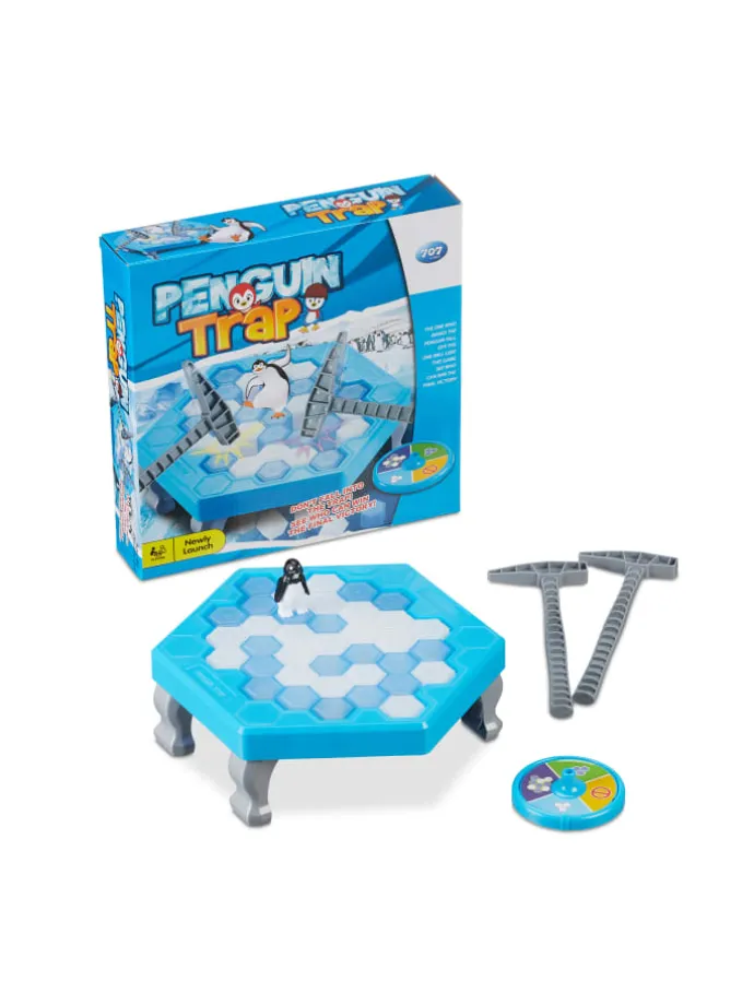 Pinguin Spiel in Bunt