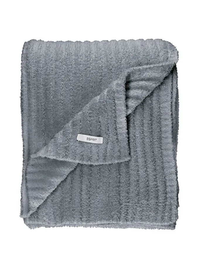 Plaid "Cuddle" in Grau
