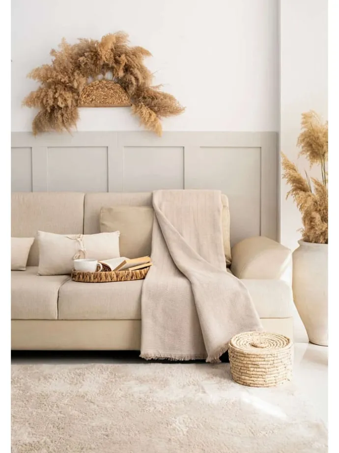 Plaid in Beige