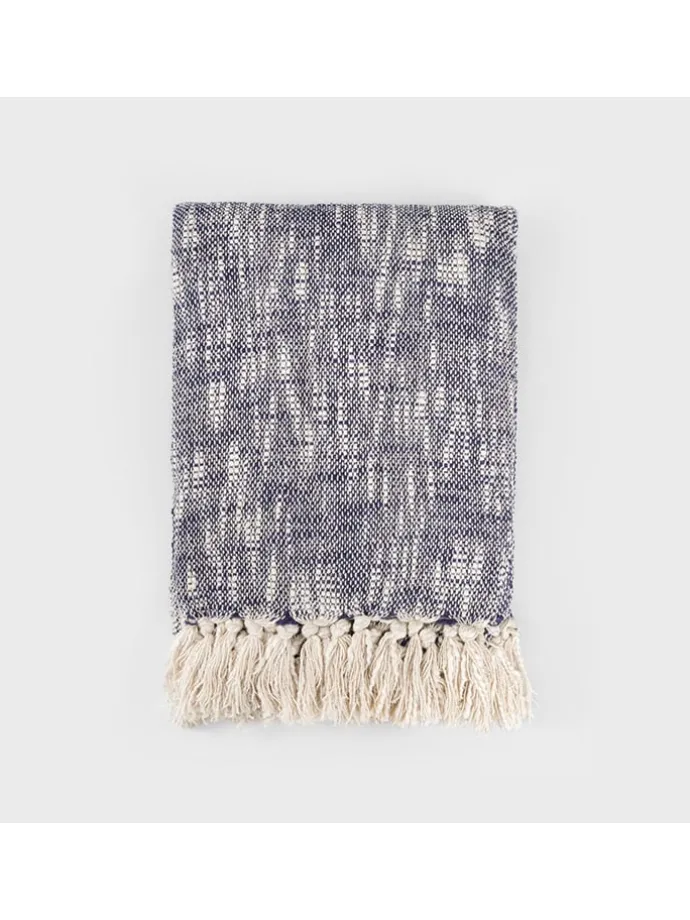 Plaid "Nori" in Grau - (L)170 x (B)130 cm
