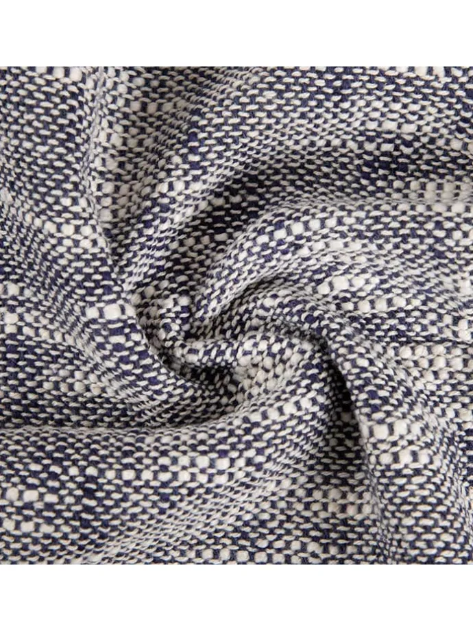 Plaid "Nori" in Grau - (L)170 x (B)130 cm