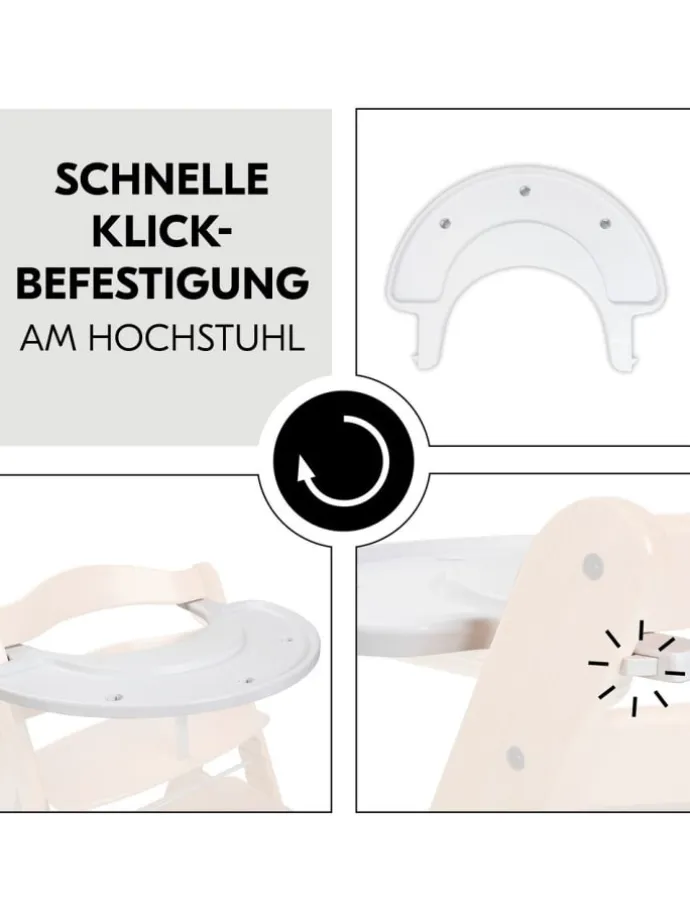 Play Tray Basis (ohne Spiele) für Alpha & in weiss