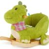 Plüsch Schaukeltier Dino in Grün