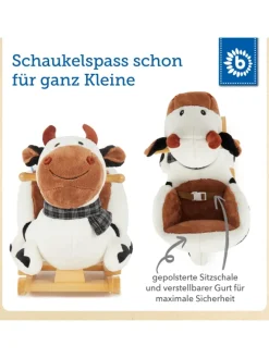 Plüsch Schaukeltier Kuh