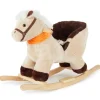 Plüsch Schaukeltier Pferd in Creme
