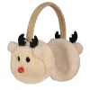 Plüsch-Ohrenschützer in Beige