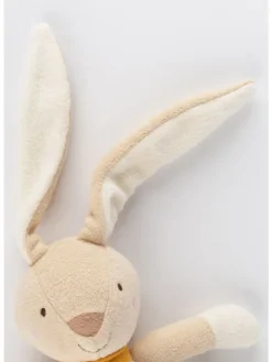 Plüschtier Hase Kuschel- und Spielfigur für Babys und Kinder in beige