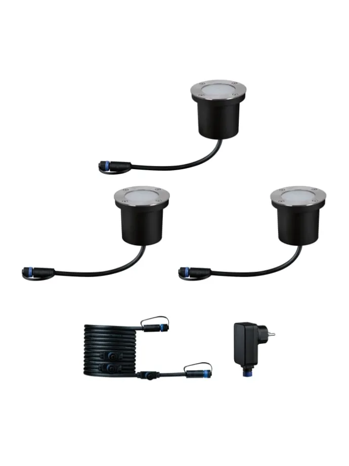 Plug & Shine LED Bodeneinbauleuchte Floor Basisset insektenfreundlich