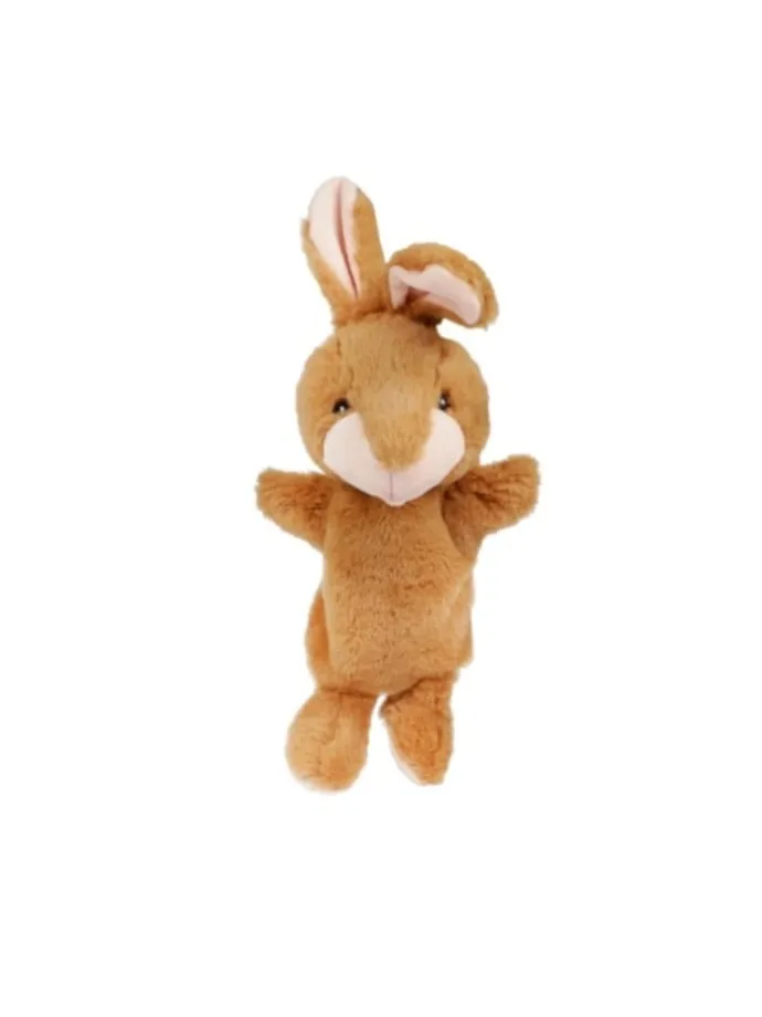 PLUSH Plüsch-Tier Handpuppe in braun