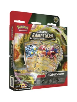 Pokémon Deluxe-Kampfdeck Miraidon-ex oder Koraidon-ex in Mehrfarbig ab 6 Jahre