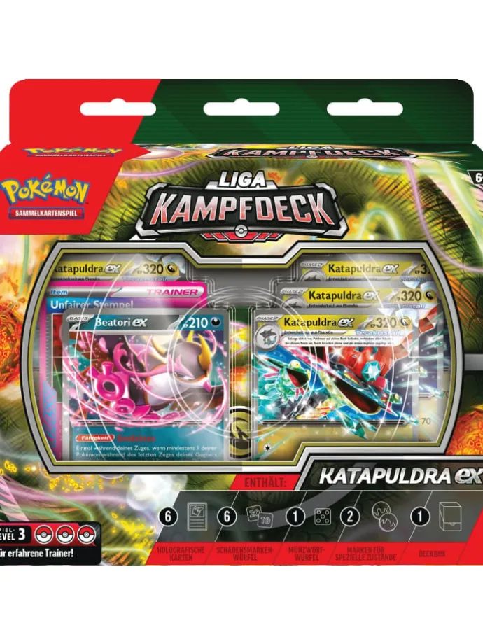 Pokémon Liga-Kampfdeck Katapuldra-ex in Mehrfarbig ab 6 Jahre