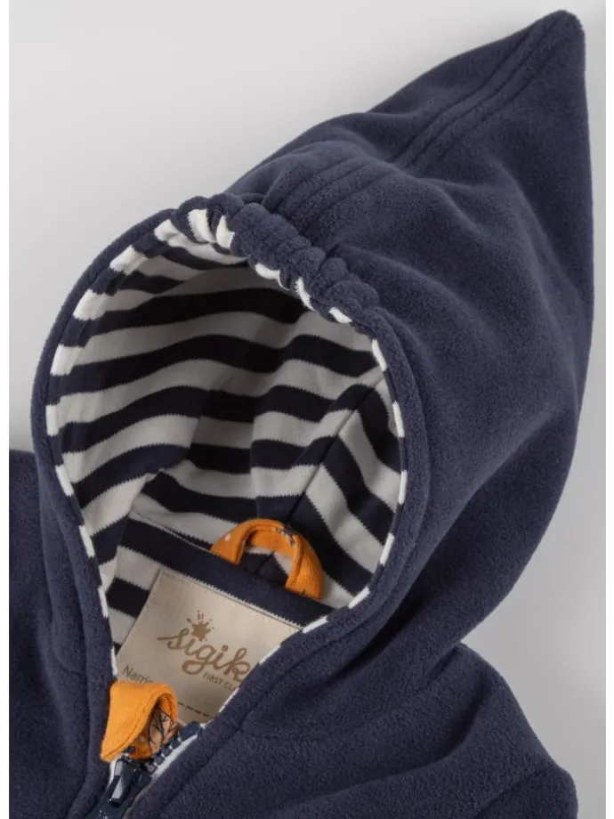 Polarfleecejacke Magic Owl in Dunkelblau