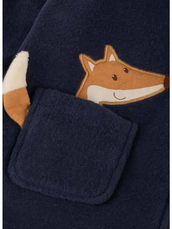 Polarfleeceoverall Wild Fox in Dunkelblau