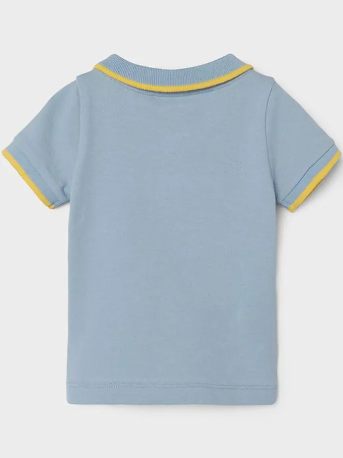 Poloshirt "Dumas" in Hellblau