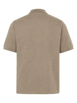 Poloshirt in braun grau