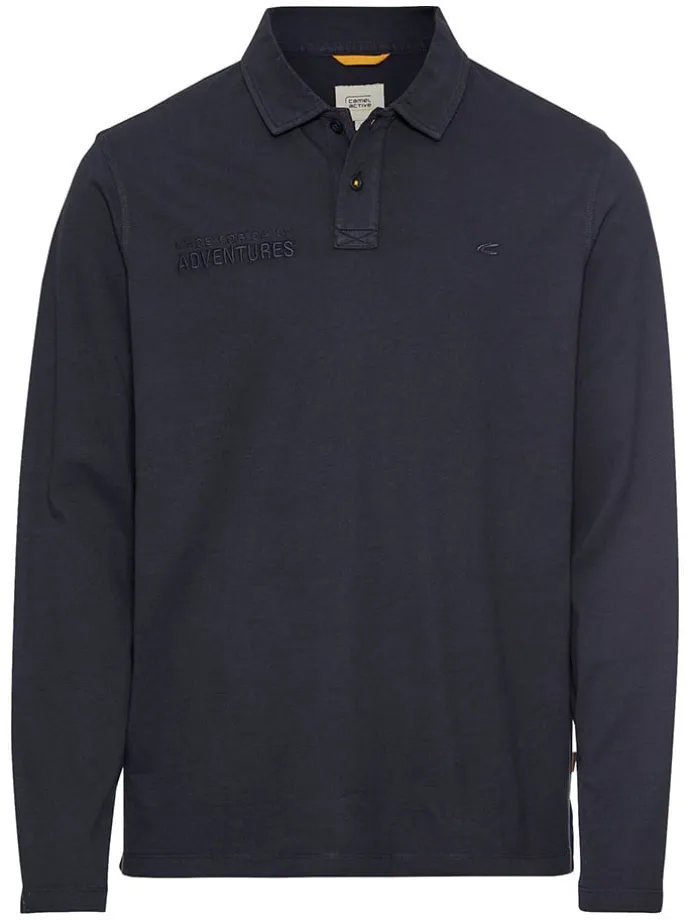 Poloshirt in Dunkelblau