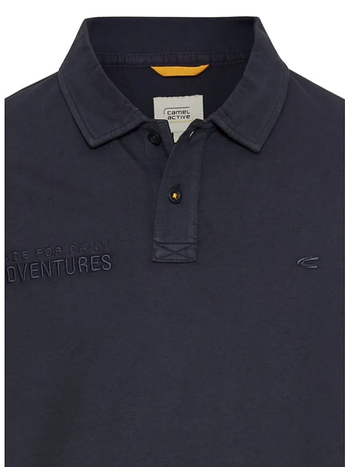 Poloshirt in Dunkelblau