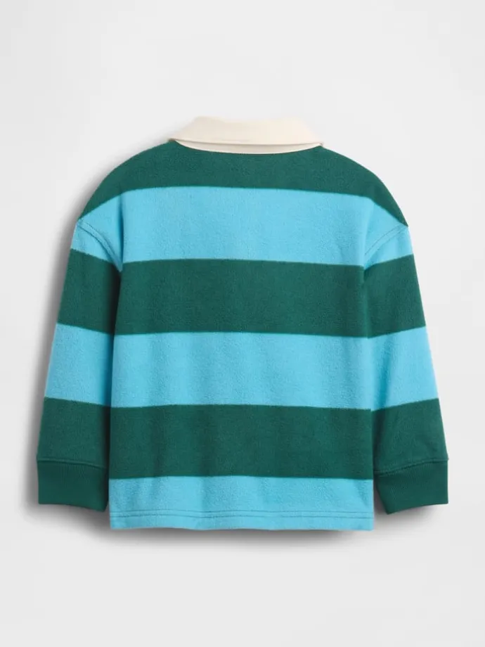 Poloshirt in Grün/ Hellblau